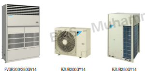 PACKAGED INVERTER TIPE FLOOR STANDING DIRECT AIR BLOW