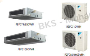 SKYAIR INV STD R-32 TIPE DUCT CONNECTION MIDDLE STATIC PRESSURE
