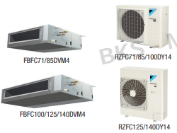 SKYAIR INV STD R-32 TIPE DUCT CONNECTION MIDDLE STATIC PRESSURE